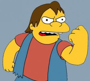 nelson muntz t shirt