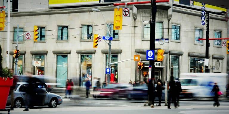 Toronto busy street